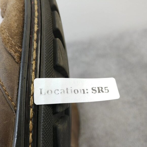 ECCO Mens Size 46 EU Slip On Loafers Brown Leather Shoes Casual Comfort - Picture 10 of 10